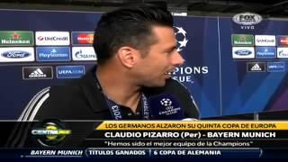 Claudio Pizarro declara tras ganar la Champions / Fuente: Fox Sports