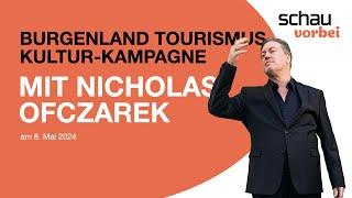 schauvorbei unterwegs bei der Premiere der neuen Burgenland Tourismus Kampagne mit Nicholas Ofczarek