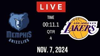 LIVE TODAY! LAKERS vs GRIZZLIES NBA REGULAR SEASON NBA 2K25 Full Gameplay NOVEMBER 7, 2024