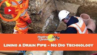 Lining a Drain Pipe - No Dig Technology | Hydro Cleansing