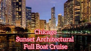 Chicago Sunset Architectural Boat Cruise: Canada Family Vlogs 2023