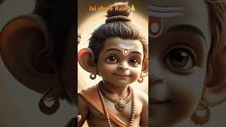 Little Hanuman/ Jai shree Ram/Bhakt or Bhagwan ka prem #love #memes #spirituality #ramayan #ram