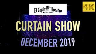 The El Capitan Theatre Hollywood Curtain Show in 4K (2019)