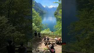 Königssee  самое популярное озеро Германии #германия