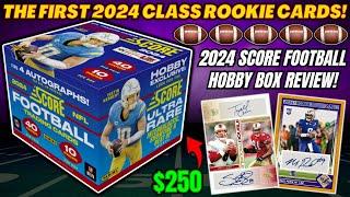 *2024 SCORE FOOTBALL HOBBY BOX REVIEW! THE FIRST ROOKIE CARDS FOR THE 2024 CLASS!