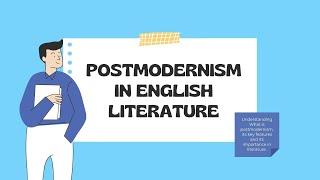 Postmodernism in English Literature