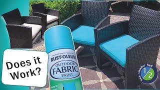 Rust-Oleum Fabric Paint Review / Does Fabric Spray Paint Work?