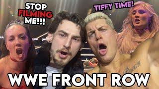 WWE FRONT ROW VLOG AT THE O2 ARENA!