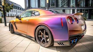 R35 GT-R with 650 HP on German roads [4K]