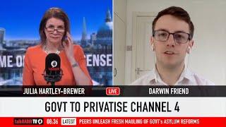 Channel 4 to be privatised - talkRADIO (05/04/2022)