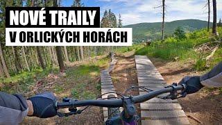 DEŠTNÉ V ORLICKÝCH HORÁCH: Další kopec s lanovkou dostal traily!