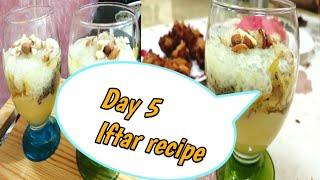 Day 5 iftar recipe 2021 | Ramadan special 2021 - Sago Custard Pudding Recipe