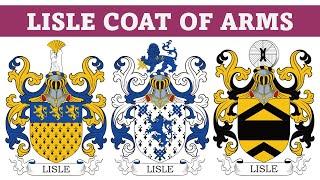 Lisle Coat of Arms & Family Crest - Symbols, Bearers, History