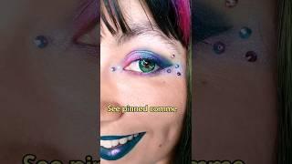 Mermaid eye makeup idea with tutorial!