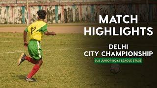 Delhi League Highlights | Apeejay School - Noida vs Vedas International School | RFYS