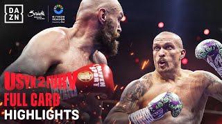 Riyadh Season: Oleksandr Usyk vs. Tyson Fury 2 Full Card Highlights