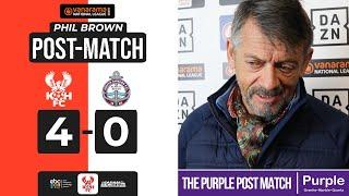 🟪 12 Nov | PURPLE POST-MATCH | Phil Brown on South Shields win