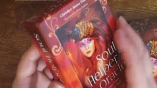 Soul Helper Oracle: Messages from Your Higher Self by Christine Arana Fader 'UNBOXING'