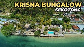 Review Hotel Krisna Bungalow Sekotong | Penginapan Tepi Pantai yang Indah di Sekotong Lombok