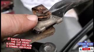 DIY Repairing Retaining Clip on Ford E250 Van Wiper Linkage On the Motor Shaft #HowToBasics