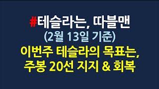 테슬라 분석은, 따블맨_2월13일