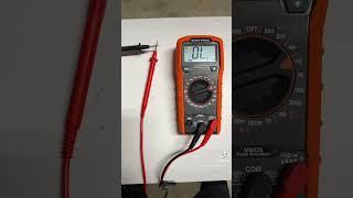 Checking continuity with a multimeter #kleintools #maintenance #electrical
