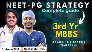 COMPLETE ROADMAP- How to prepare for NEET-PG in 3rd year MBBS | ​⁠@DrAmanTilak #inicet #neetpg