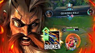 OLAF IS THE CHAMPION OF THIS PATCH!!! (BROKEN) MUST WATCH