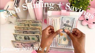 $410 | Cash Envelope Stuffing | Jan 2025 | Single Mom