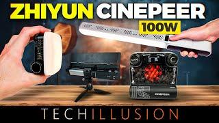 Die NEUEN Zhiyun Cinepeer LED Foto- Videoleuchten CM15 / CF100 / C100 im TEST!  - Top oder FLOP?!