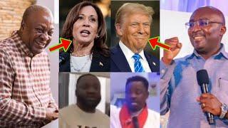 U.S Election: Mahama And Bawumia Reacted To Donald Trump's Win, Nigel Gaisie Failed Prophecy