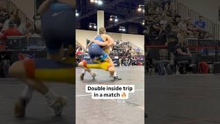 Benji Peak hit his signature “double inside trip” in a match 