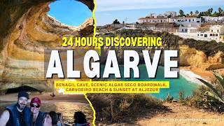 24 Hours Discovering ALGARVE, PORTUGAL: Benagil Cave, Carvoeiro Beach & Sunset at Aljezur