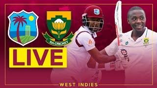  LIVE | West Indies v South Africa | 2nd Test | Day 1