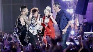 Alicia Keys, Miley Cyrus, Adam Levine and Blake Shelton _ Dream On _ The Voice Season 11