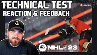 NHL 23 TECHNICAL TEST THOUGHTS AND FEEDBACK!