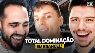 TOTAL DOMINAÇÃO EM ERANGEL! Frogman, Thugfaast e Netenho DESTRUINDO NO SQUAD! - PUBG