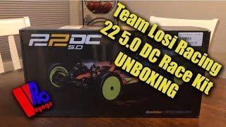 TLR 22 5.0 DC RACE KIT - Unboxing - DIRT/CLAY 2wd Buggy - TEAM LOSI RACING