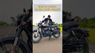 Royal Enfield Bullet 350 Weight Balance | BikeWale #shorts #bullet350