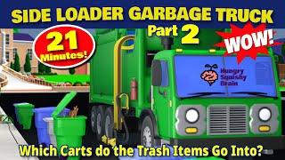 Side Loader Garbage Truck Part 2 in Our Learning Neighborhood