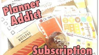 UNBOXING: Planner Addict Subscription Box / NOVEMBER