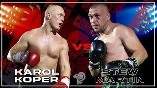 Karol Koper vs Stew Martin WELSH COMBAT LEAGUE AREA TITLE BOXING