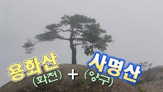 [등산] 용화산(화천), 사명산(양구) / 두개의 산 모두 평탄한 구간이 없는 심한 경사의 연속입니다. 거리가 짧다고 얕 볼 산들이 아닙니다. 모두 원점회귀.2024.07.11