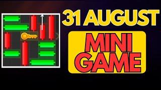 31 August hamster kombat MINI GAME solved