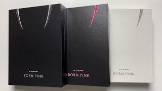 Unboxing BLACKPINK 블랙핑크 2nd Studio Album Born Pink (Black, Pink & Grey Box Set Ver.)