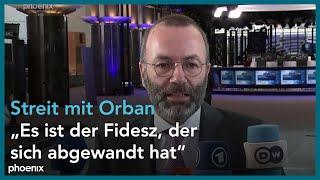 Manfred Weber zum Austritt der Fidesz-Partei aus der EVP-Fraktion