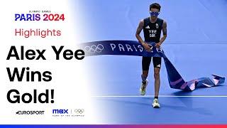 Dramatic Last-Gasp GOLD For Alex Yee & Team GB!Men's Triathlon | Paris Olympics 2024 #Paris2024