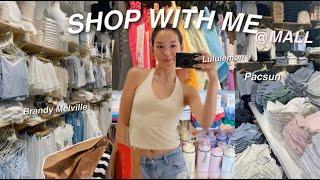 SHOP AT THE MALL WITH ME!!! *shopping vlog*️(lululemon, pacsun, brandy melville, garage, & more!)