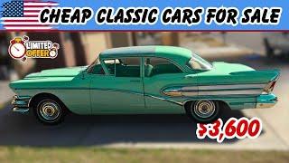 Cheap Classic cars for Sale