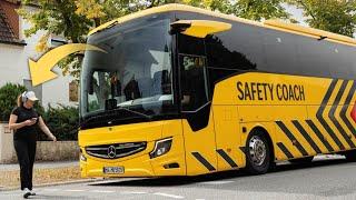 2025 Mercedes Benz Tourismo Bus Safety Coach Test